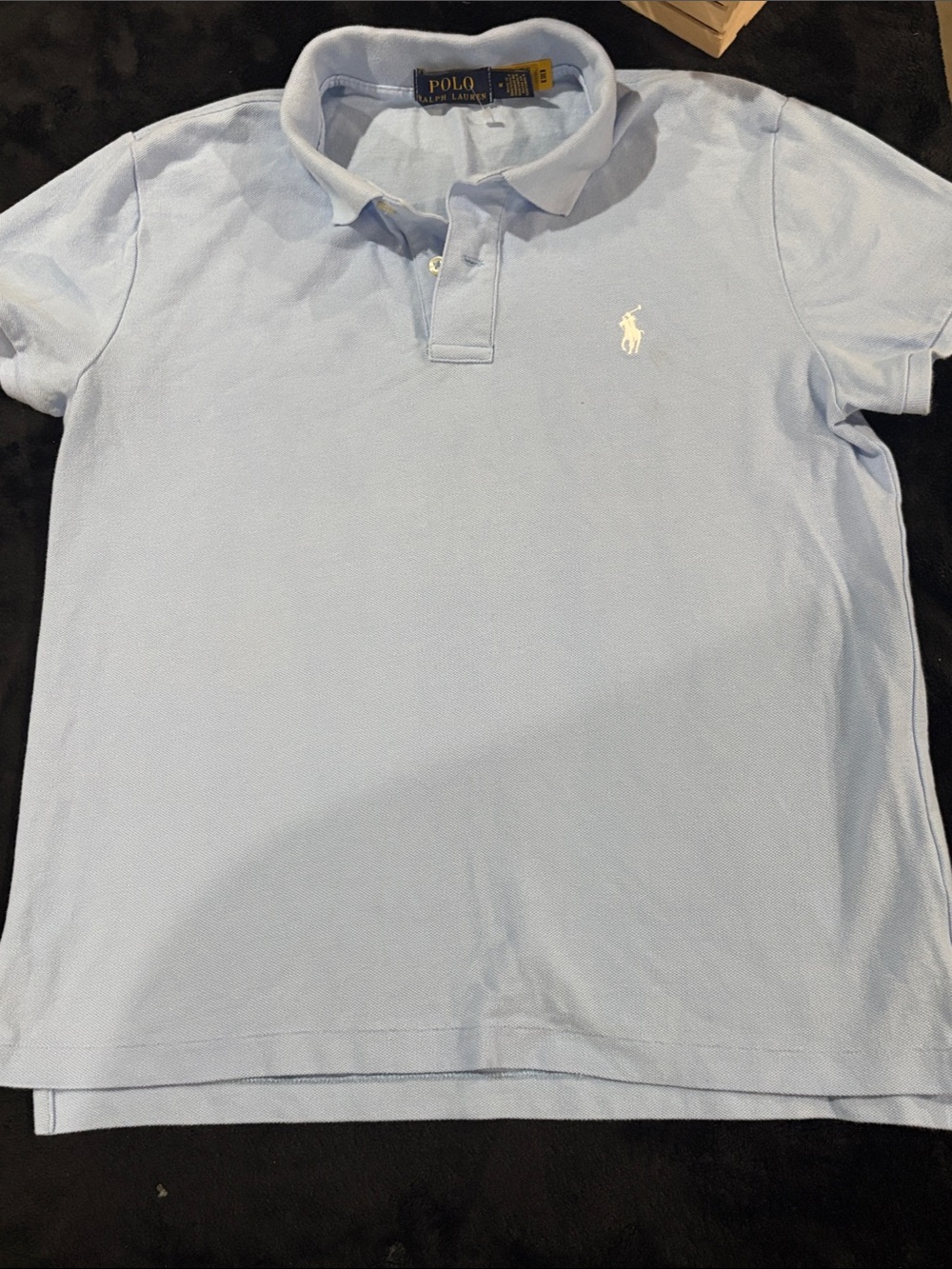 Polo by Ralph Lauren Light Blue Boys Polo Shirt with White Pony